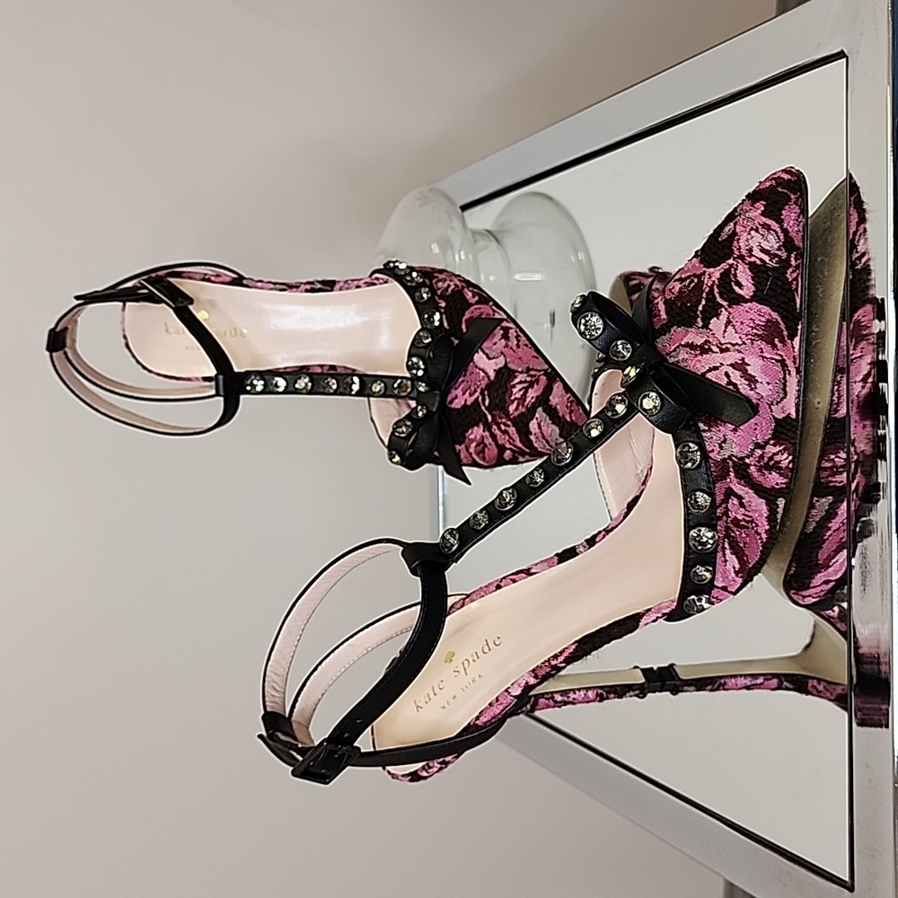 Lydia Rose/Brocade Heels